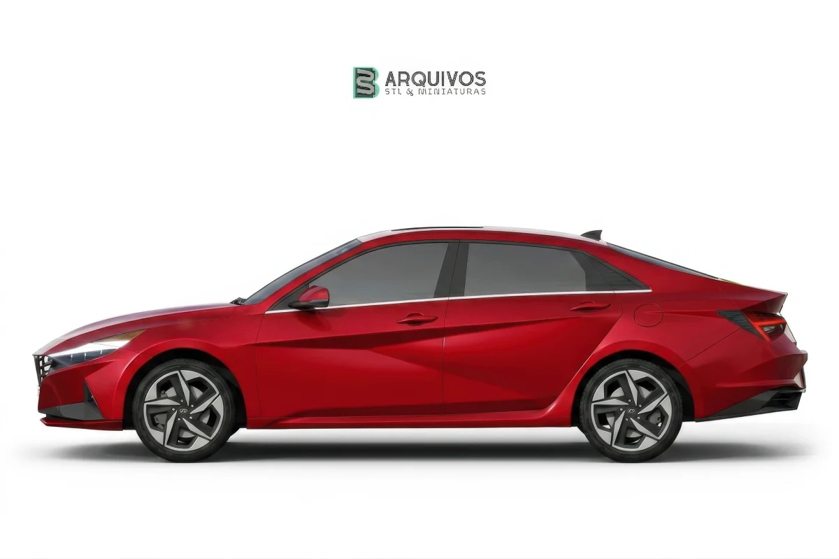 Modelo 3D STL - Hyundai Elantra 2021 — foto 5